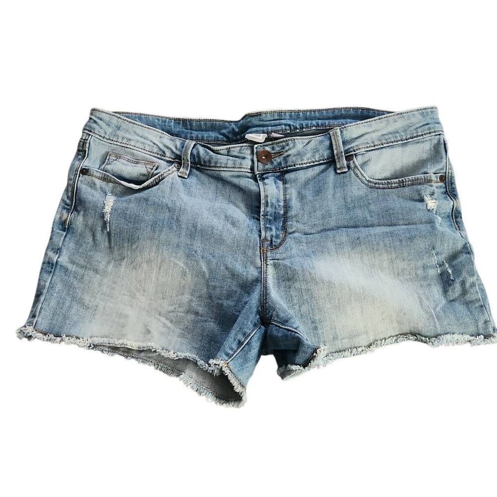 JCP Women's Size 14 Blue Cut Off Jean Shorts